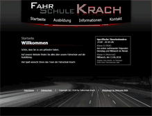 Tablet Screenshot of fahrschule-krach.de